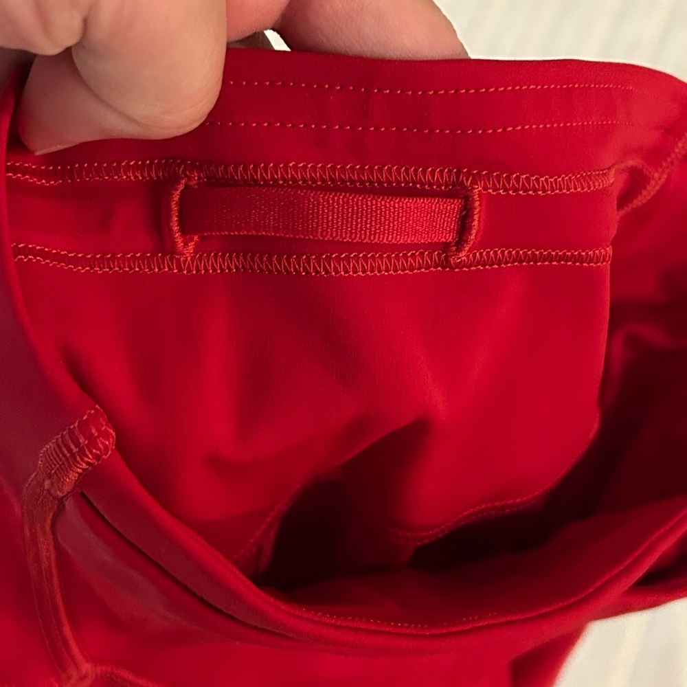 Lululemon Fast and Free High-Rise Tight 25” Pockets in Dark Red - Size 4 - Picture 10 of 13